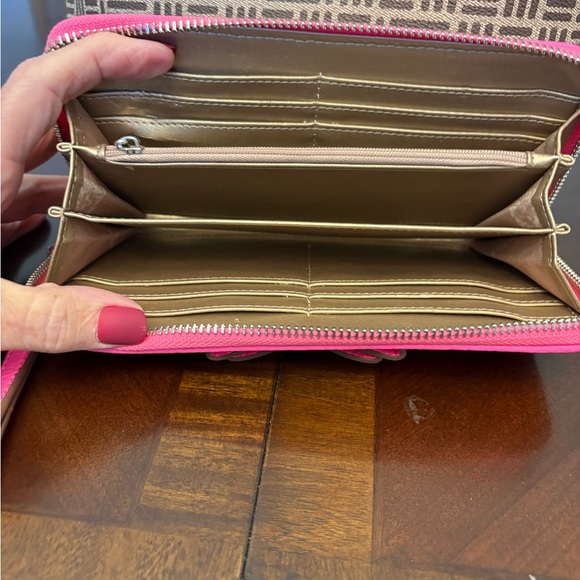 Anne Klein Elegant Designer Tote with Pink Accents